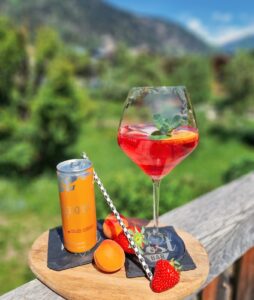 Spritzer Time auf unserer Terasse